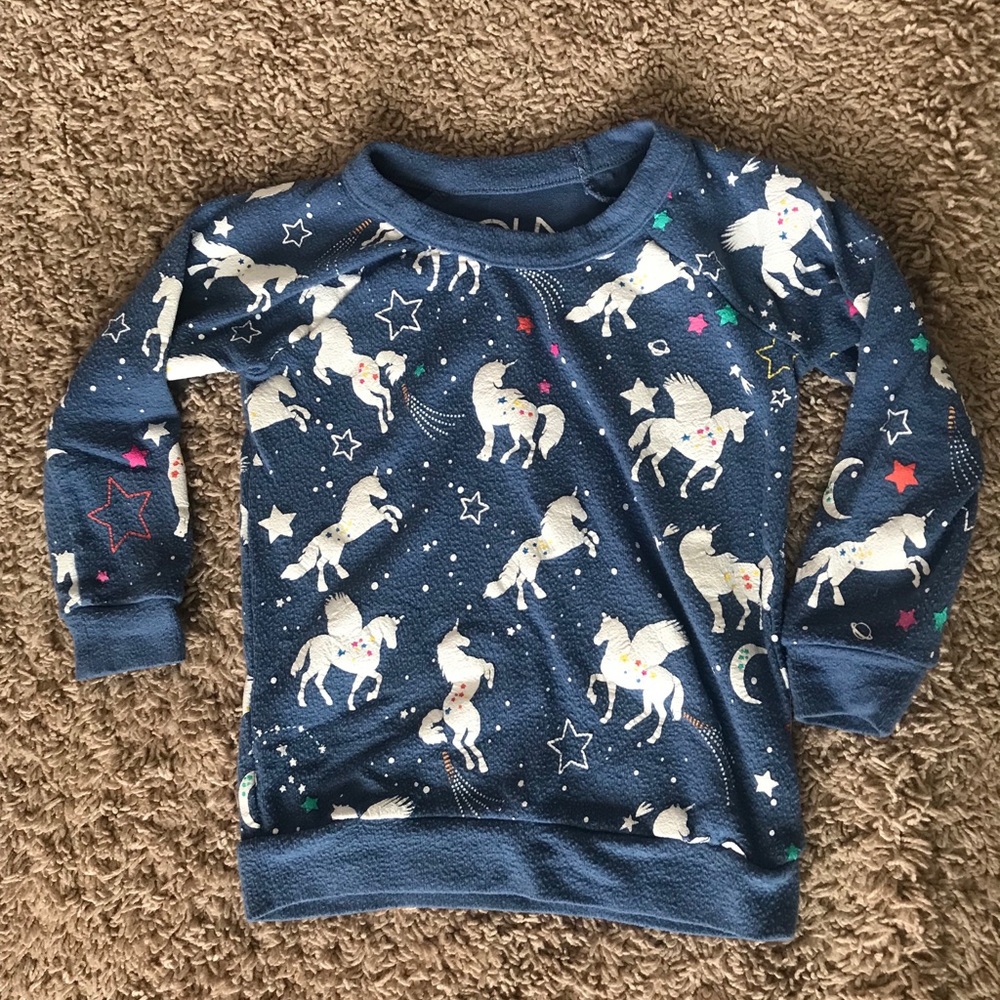 Chaser brand unicorn and pegasus sweatshirt